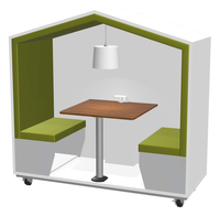 Image for Classroom Select NeoDen with Upper Wall, 79 W x 36 D x 77 H Inches from School Specialty
