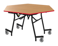 Image for Classroom Select Mobile Easyfold Table, Hexagon from School Specialty